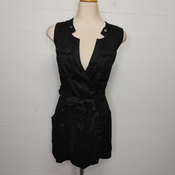 Free People Desert Daylight tencel belted wrap dress L - Picture 4 of 13